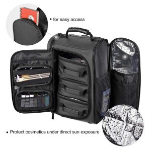 Rolling Backpack With Pouches Makeup Artist Case