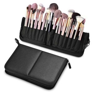 Makeup Brush Holder Stand Up Travel Bag 29-Pocket