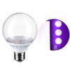 Purple Light Bulbs E27 3W 6-Pack