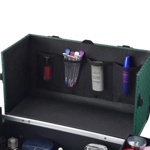 Rolling Makeup Case With Drawers