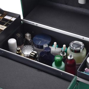 Rolling Makeup Case With Drawers