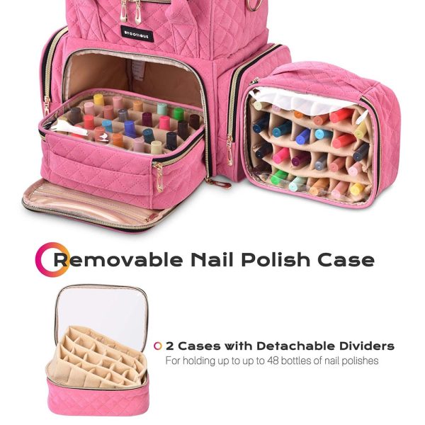 Nail Polish Organizer & Uv Light Storage Triple-Layer