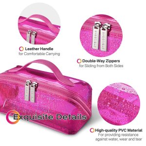 Waterproof Makeup Bag Organizer Glitter Brush Holder