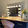 Xlarge Hollywood Vanity Mirror W/ Lights 34X26 Tabletop Wall Mount