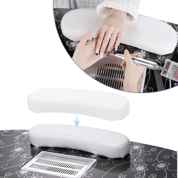 Mobile Nail Table With Dust Collector Foldable