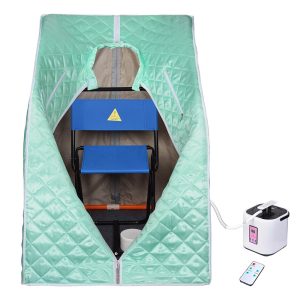 Portable Sauna Tent Steam Spa W/ Chair Remote 2L