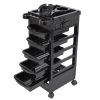 5-Drawer Color Tray For Hair Salon Trolley Cart On Wheels