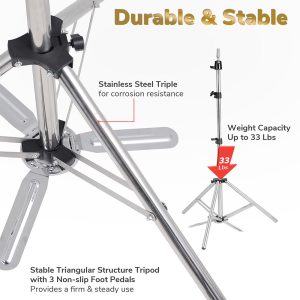 Mannequin Stand Metal Tripod Adjustable Height