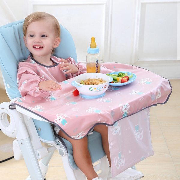 Baby Anti-Dirty Feeding Dining Chair Bib Cover