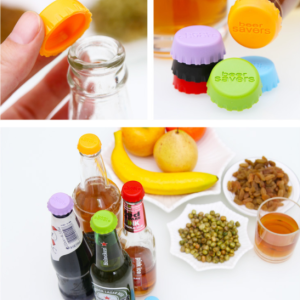 Candy Colored Silicone Bottle Cap