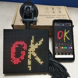 Full-Color Bluetooth Emotion Car Led Display