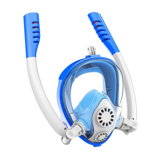 Children Easy Breath Full Face Diving Anti Fog Glass Snorkeling Gear