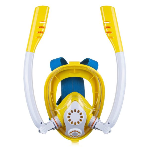 Children Easy Breath Full Face Diving Anti Fog Glass Snorkeling Gear