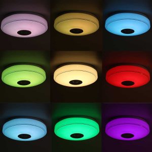 Wifi Smart Ceiling Light Led Colorful App Remote Control Bluetooth Lamps Alexa Google Home