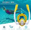 Children Easy Breath Full Face Diving Anti Fog Glass Snorkeling Gear