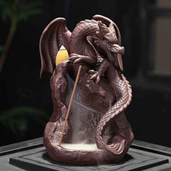 Flying Dragon Ornaments Incense Mountain Flowing Water Incense Burner