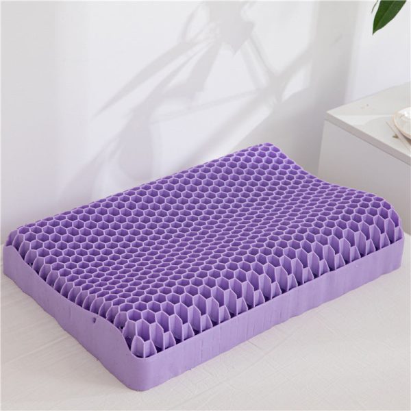 3D Tpe Honeycomb Orthopedic Pain Protection Message Bed Pillow