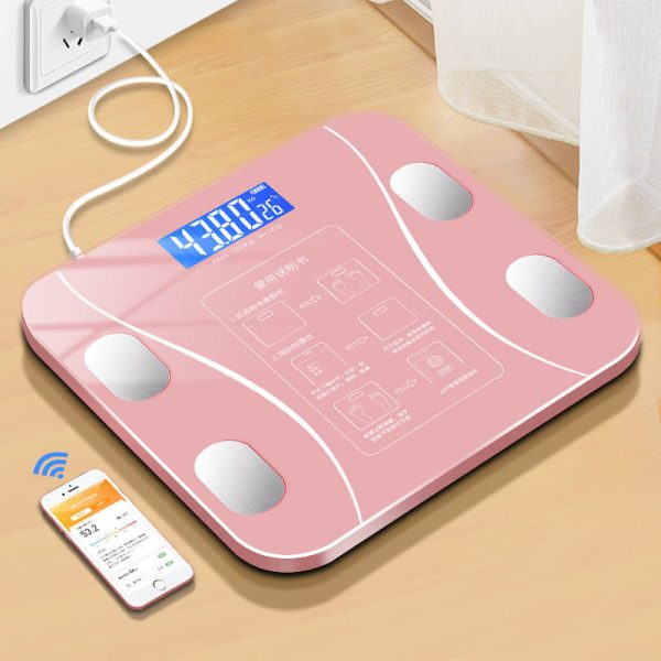 Usb Rechargeable Body Fat Weight Scale