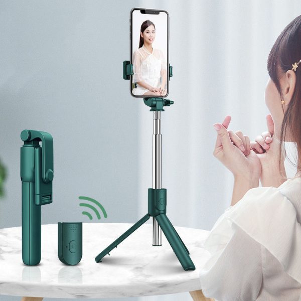 Folding Integrated Supplementary Light Retractable Tripod