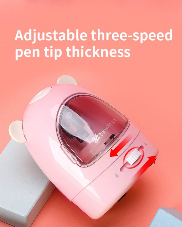 Cartoon Electric Stationery Set Pupil Pencil Sharpener