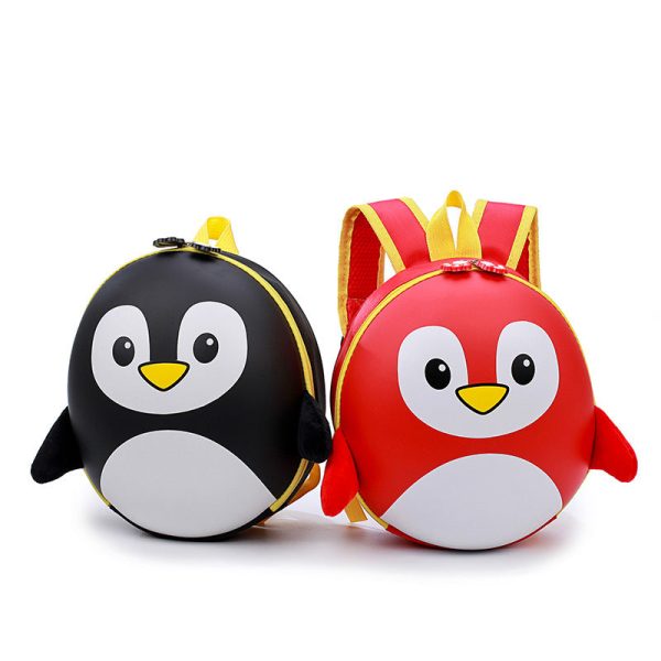 Children Cartoon Penguin Hard Shell Kindergarten Elementary School Bag