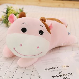 Cartoon Cute Soft Cuddly Cow Pillow Plush Toy