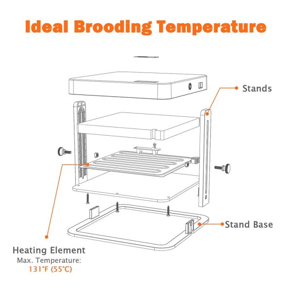 Chick Heating Plate Adjustable Height & Angle