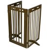 3-Panel 60X36 Folding Gate-N-Crate Convertible Pet Gate Barrier