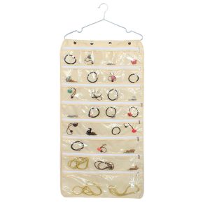 Wardrobe Hanging Type Double Sided Zipper Storage Bag