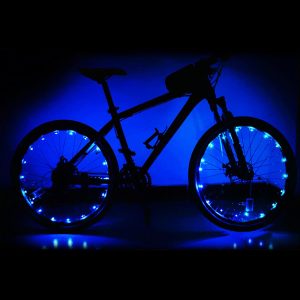 20 Leds 2M Automatic Bicycle Spoke Rim String Light Color Opt