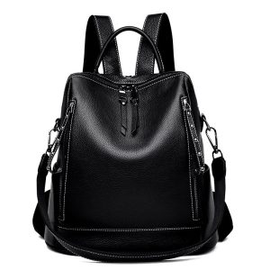 Fashion Leather Women'S Backpack