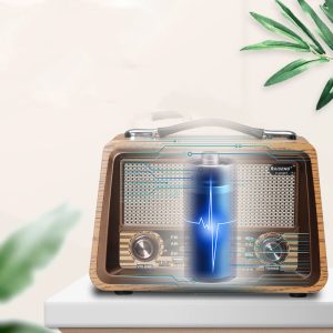 Wooden Retro Radio Wireless Bluetooth Speaker