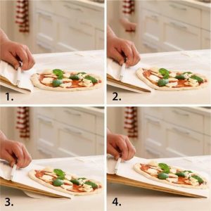 Sliding Pizza Shovel Non Stick Pizza Smooth Cutting Board Storage Transfer Board Kitchen Baking Tool