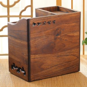 Wooden Retro Cosmetic Organizer Storage Box