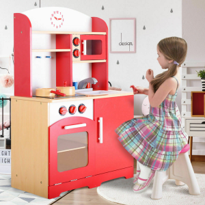 Ultimate Kids Wooden Play Toy Kitchen Set