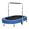 Small Foldable Fitness Workout Exercise Trampoline With Handlebar 56