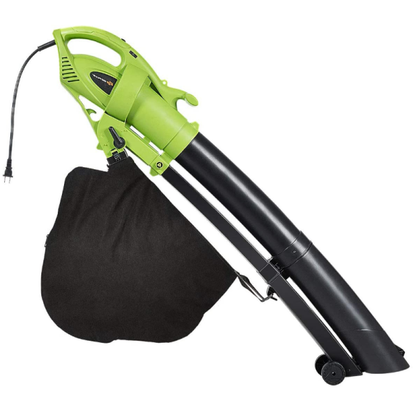 Portable Yard Leaf Blower Vacuum Mulcher 7.5 Amp