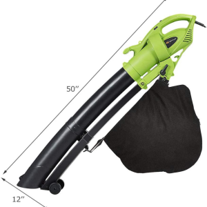 Portable Yard Leaf Blower Vacuum Mulcher 7.5 Amp