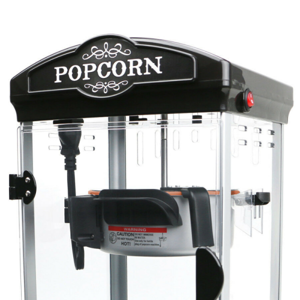 8 Oz Home Tabletop Popcorn Making Machine Black