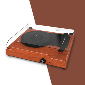 Portable Wooden Retro Bluetooth Vinyl Record Player