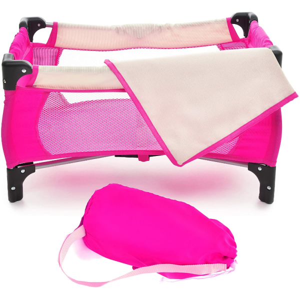 Premium Portable Baby Doll Crib Bed Set