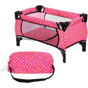 Premium Portable Baby Doll Crib Bed Set