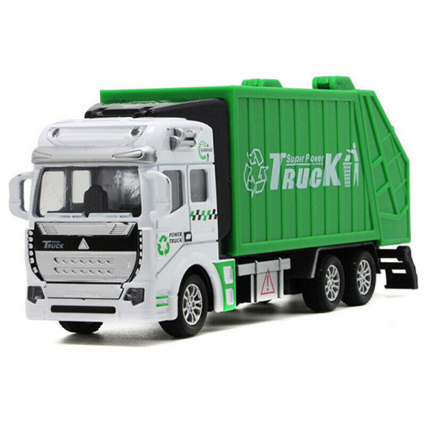 Realistic Kids Garbage Recycling Truck Toy