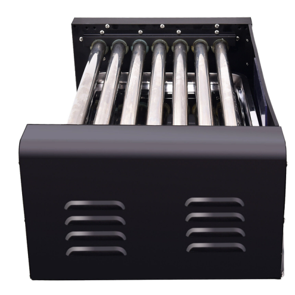 18 Dog Roller Black Cooker Grill Machine