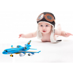 Ultimate Kids Led Airbus Toy Airplane Set