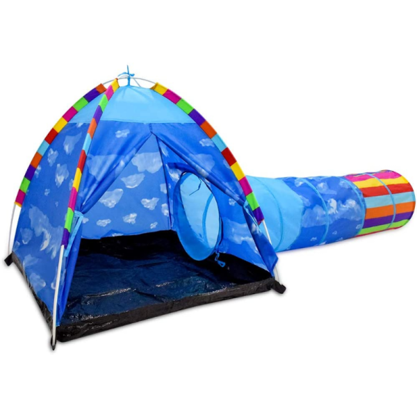 Spacious Kids Playground Play Tunnel With Tent