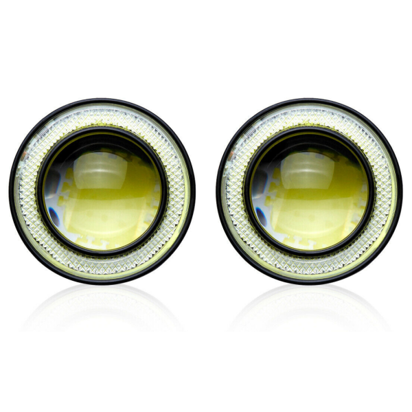 Powerful Universal Led Round Car Fog Lights 2.5"