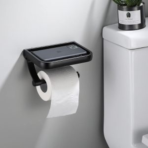 Aluminum Thickened Bathroom Toilet Paper Holder