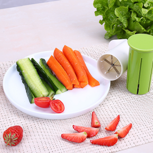 Creative Vegetable Cutters Fruit Kitchen Cucumber Carrot Divider Strawberry Slicer Splitter Kitchen Gadget Accessories