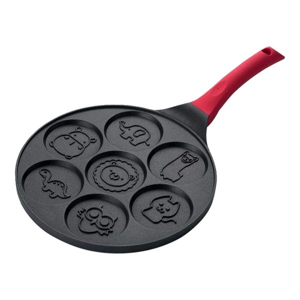 Aluminum Alloy Non-Stick Seven-Hole Breakfast Frying Pan